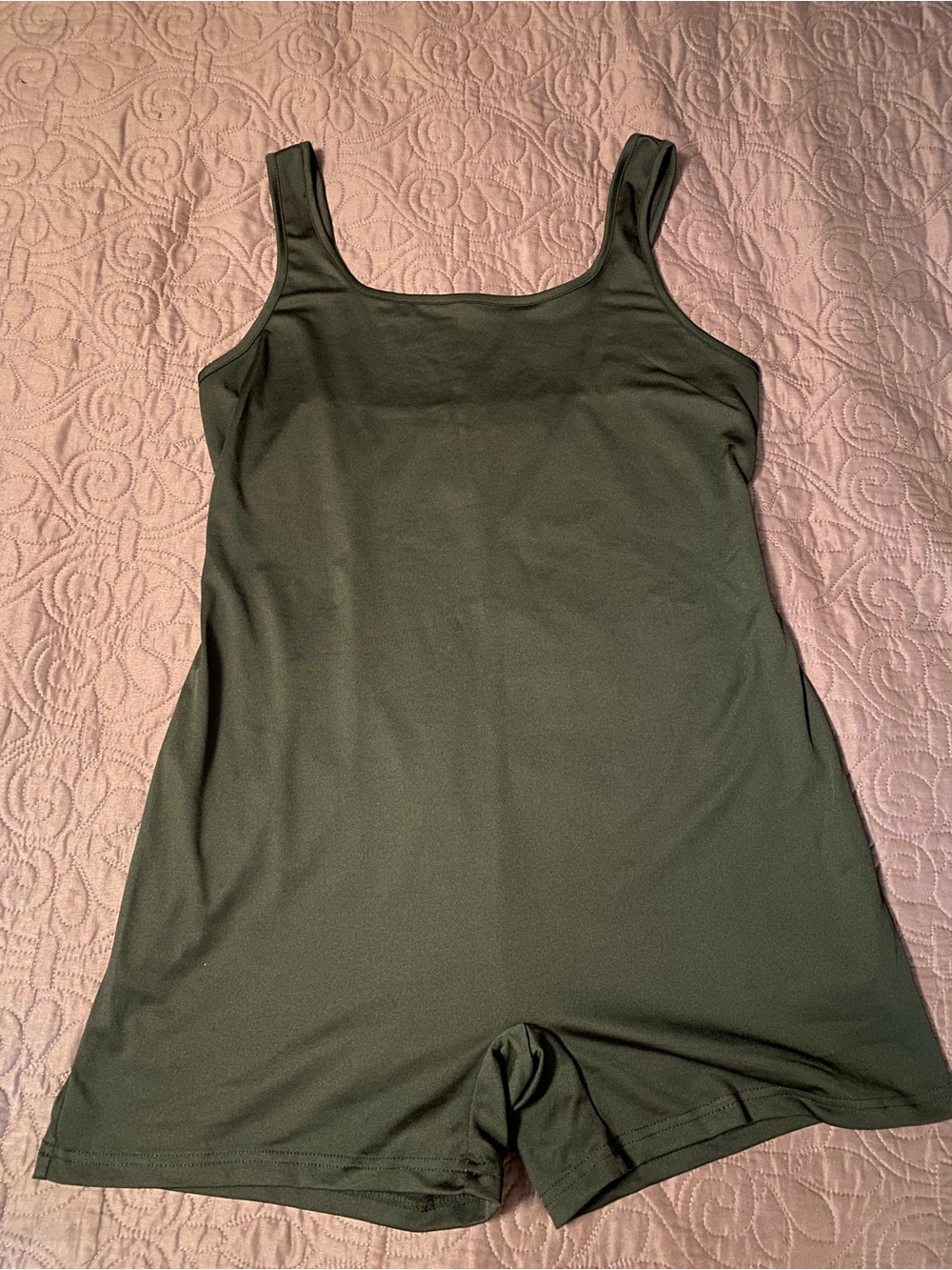 SHEIN Black Scoop Neck Romper Bodysuit